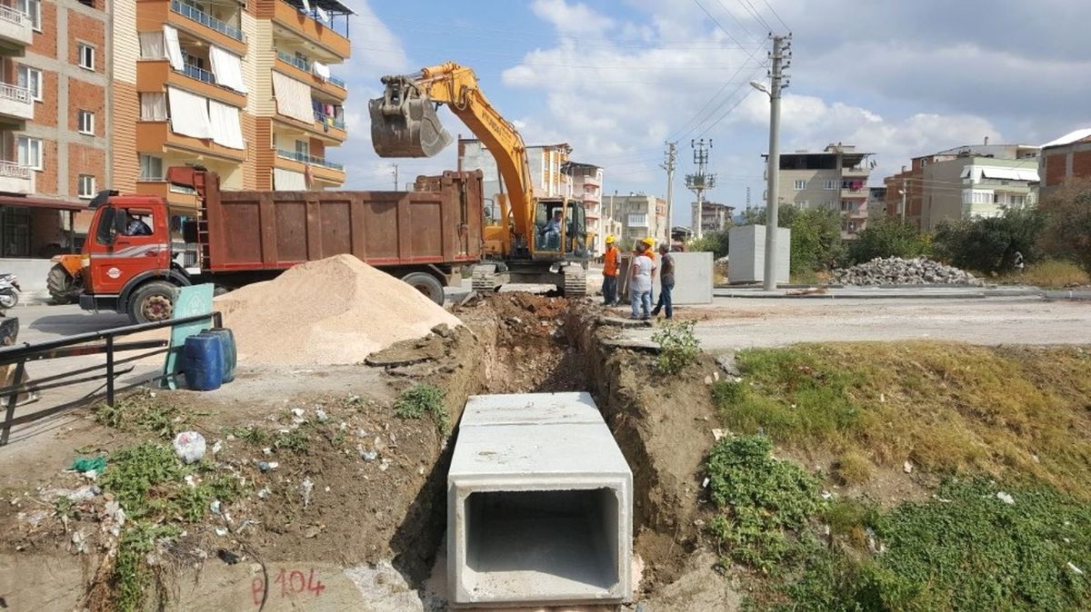 Soma\'da Su Taşkınlarına Karşı Önlem