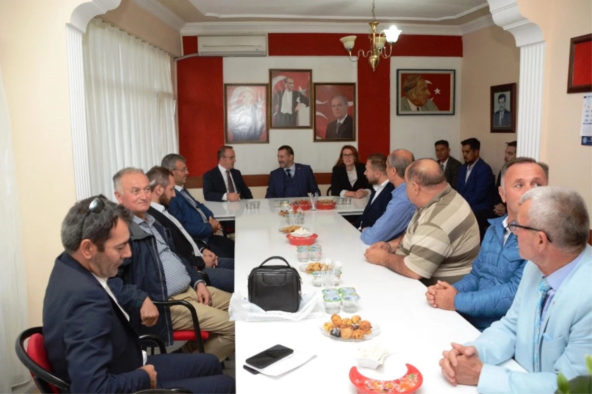 Turan\'dan, MHP İl Başkanı Pınar\'a Ziyaret