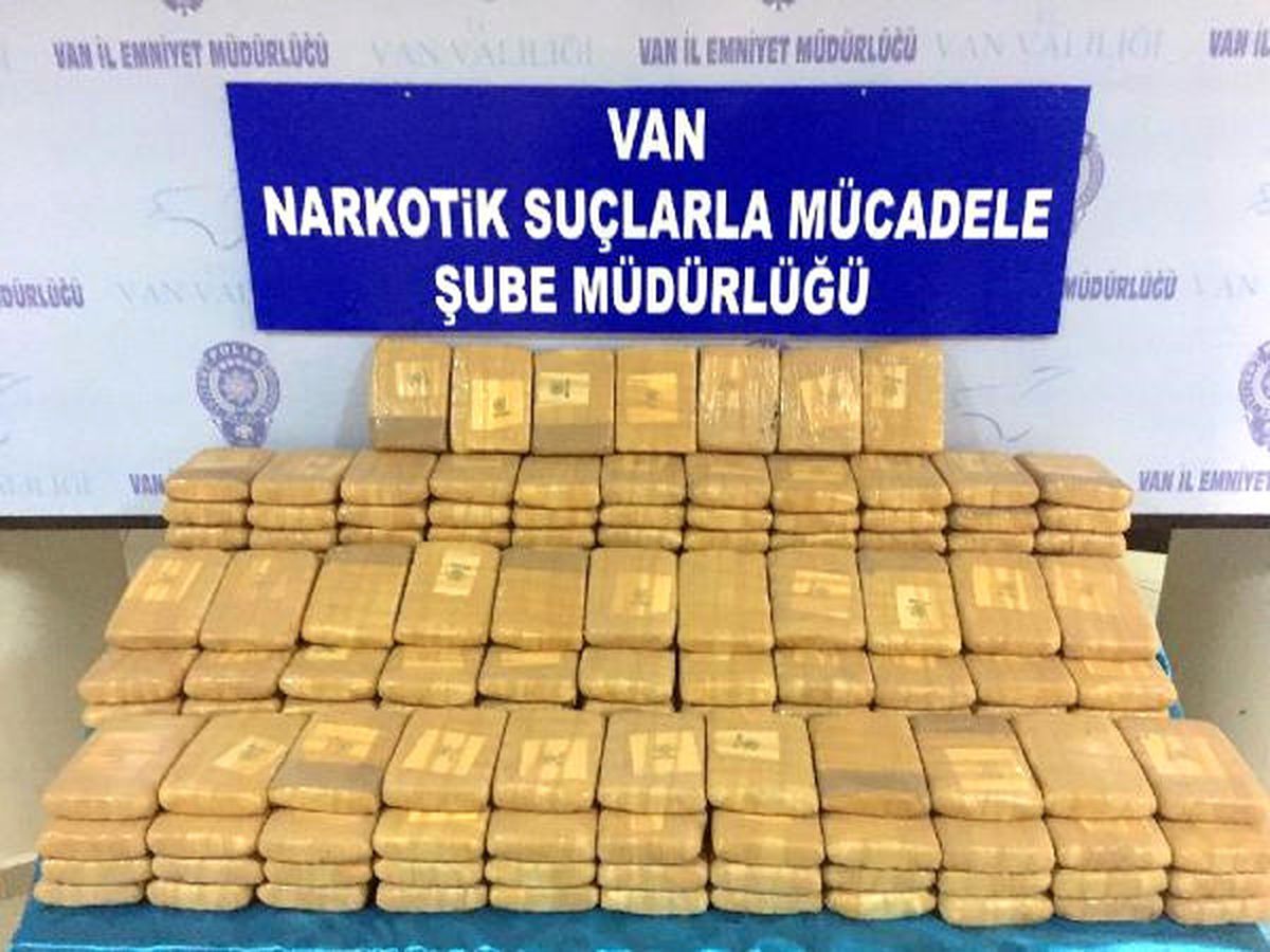 Van\'da 65 Kilo Eroin Ele Geçirildi