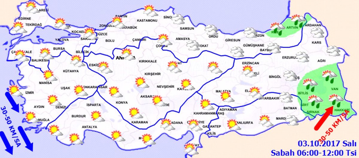 Yurtta Hava Durumu