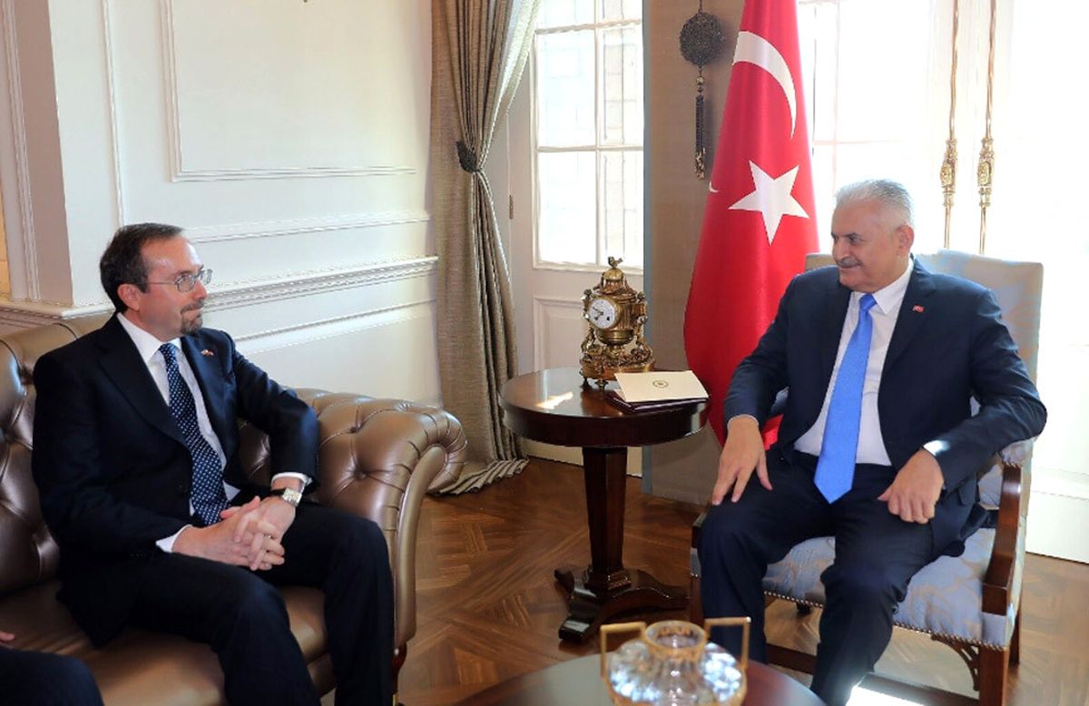 Başbakan ABD Büyükelçisi Bass\'ı Kabul Etti