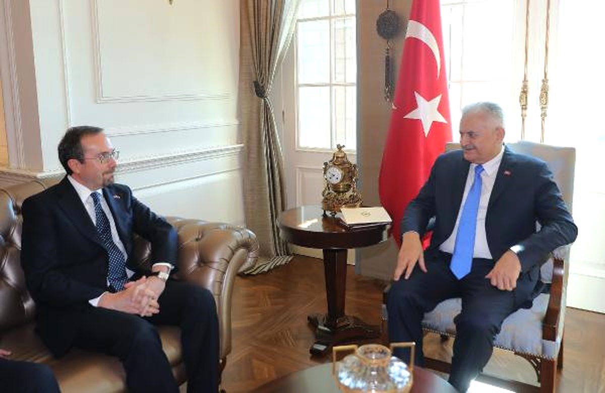 Başbakan Yıldırım, ABD Büyükelçisi Bass\'ı Kabul Etti
