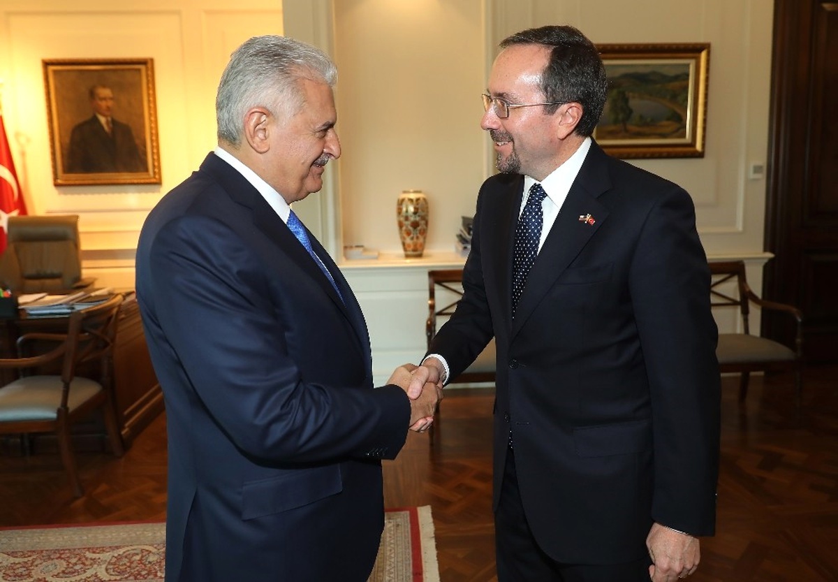 Başbakan Yıldırım, ABD Büyükelçisi Bass\'ı Kabul Etti