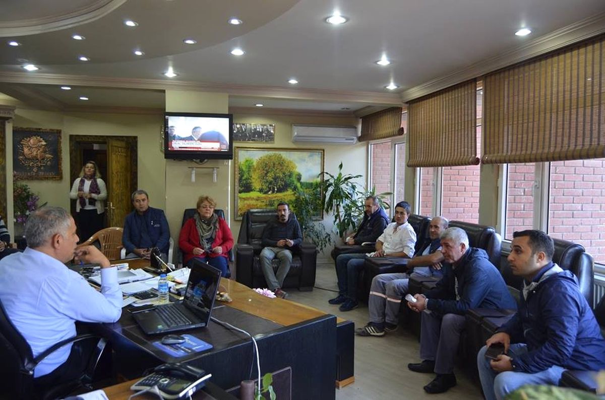 Başkan Yaman, Personeliyle Birlikte Beldenin Sorunlarını Masaya Yatırdı