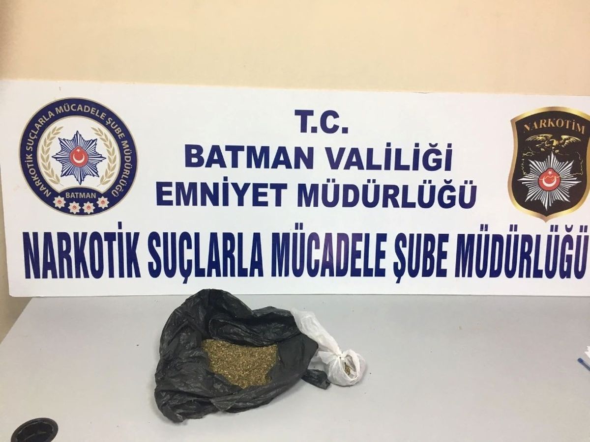 Batman\'da 252 Gram Uyuşturucu Ele Geçirildi