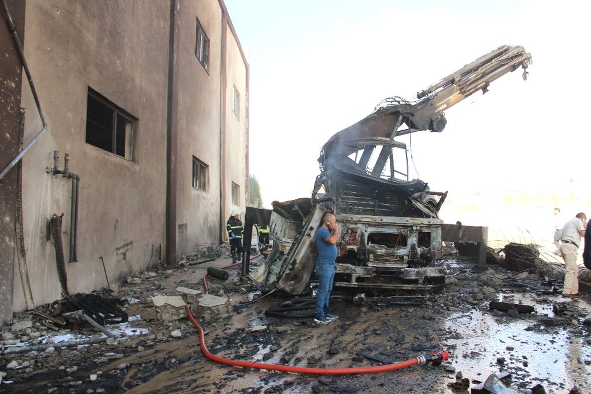 Batman Osb\'de Yakıt Tankı Patladı: 11 Yaralı