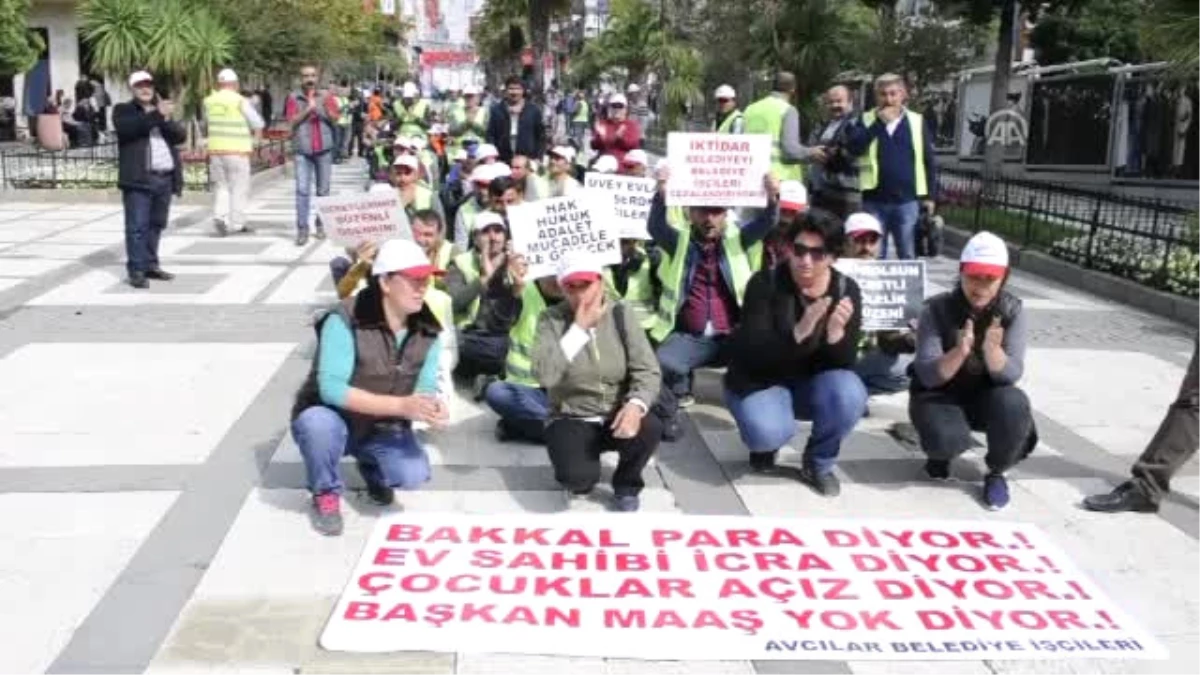 Belediye İşçilerinden Maaş Protestosu - İstanbul