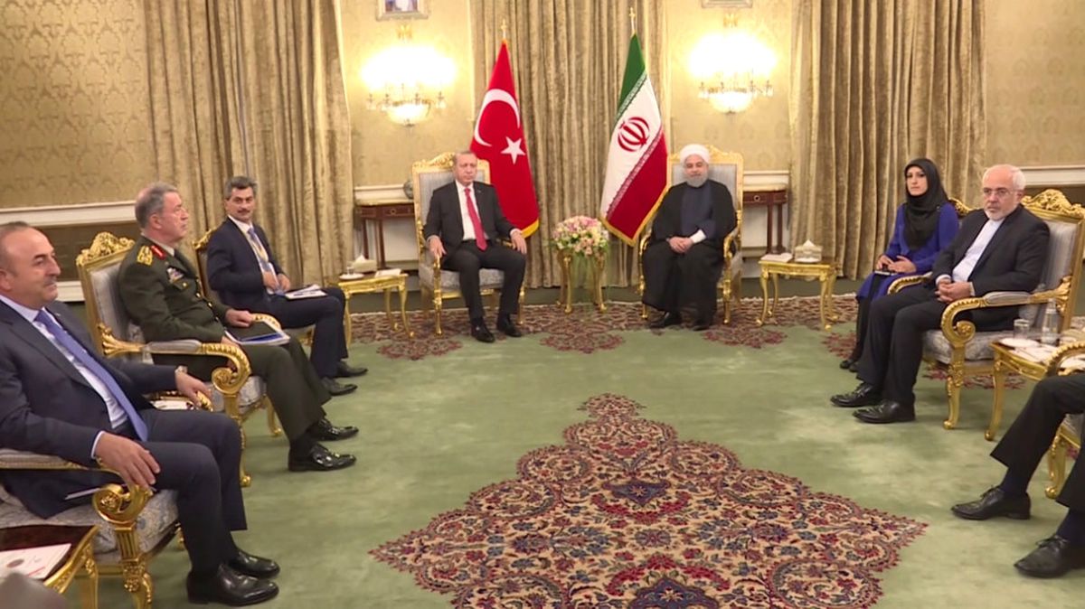 Erdoğan Ruhani ile Görüştü