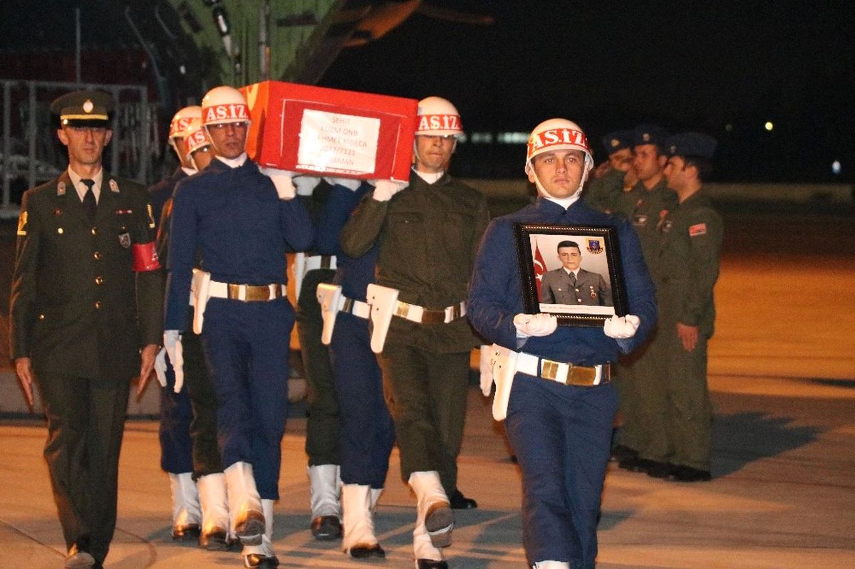 Karamanlı Şehidin Cenazesi Konya\'ya Getirildi
