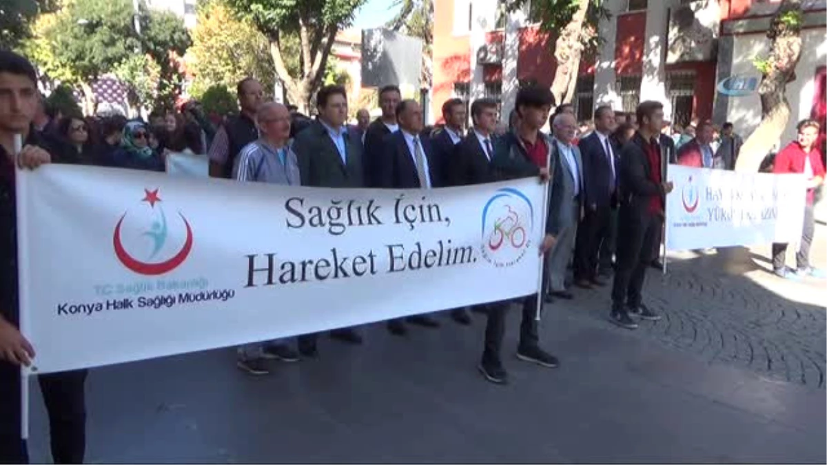 Konya\'da "Dünya Yürüyüş Günü" Gerçekleşti