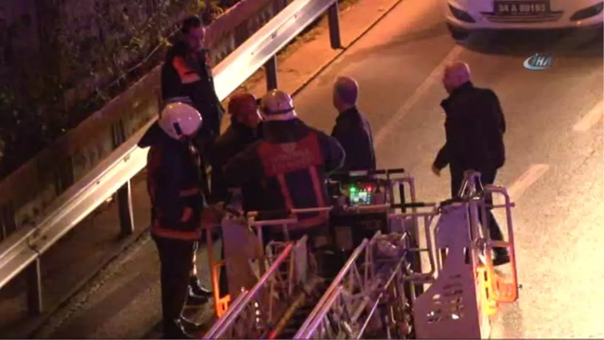 Örnektepe Köprüsü\'nde İntihar Girişimi