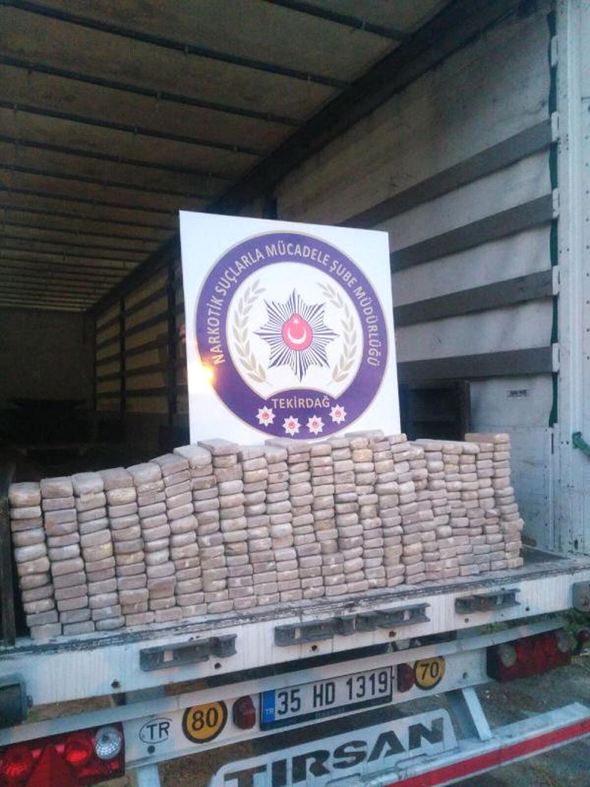 Tekirdağ\'da Tır\'da 152 Kilo Eroin Ele Geçirildi