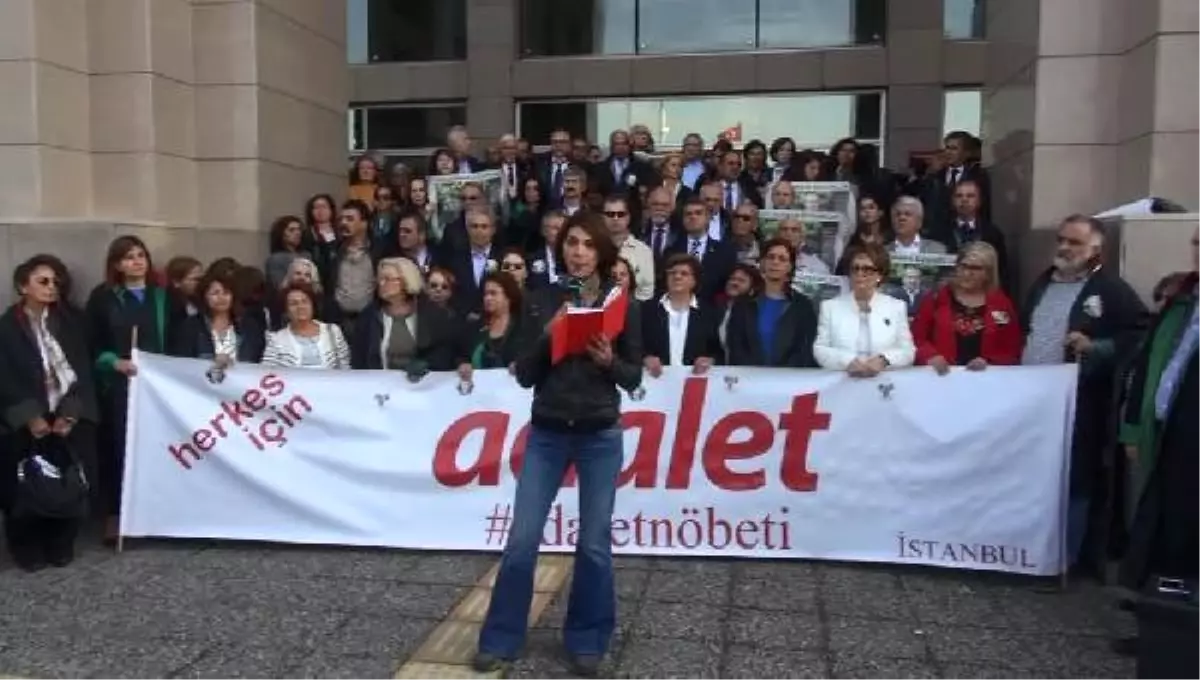 Adalet Sarayı\'nda 27."Adalet Nöbeti"