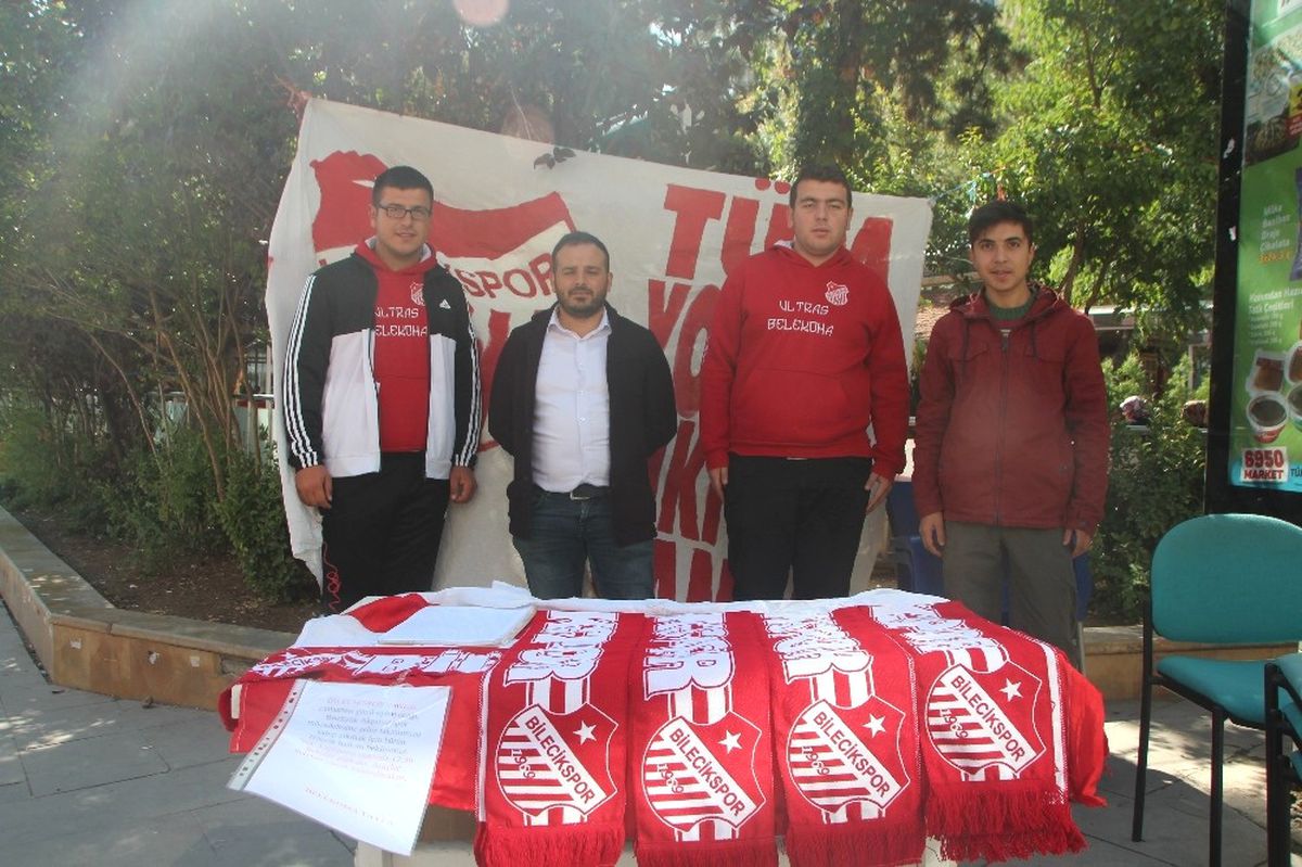 Bilecikspor\'a Destek İçin Stant Açtılar