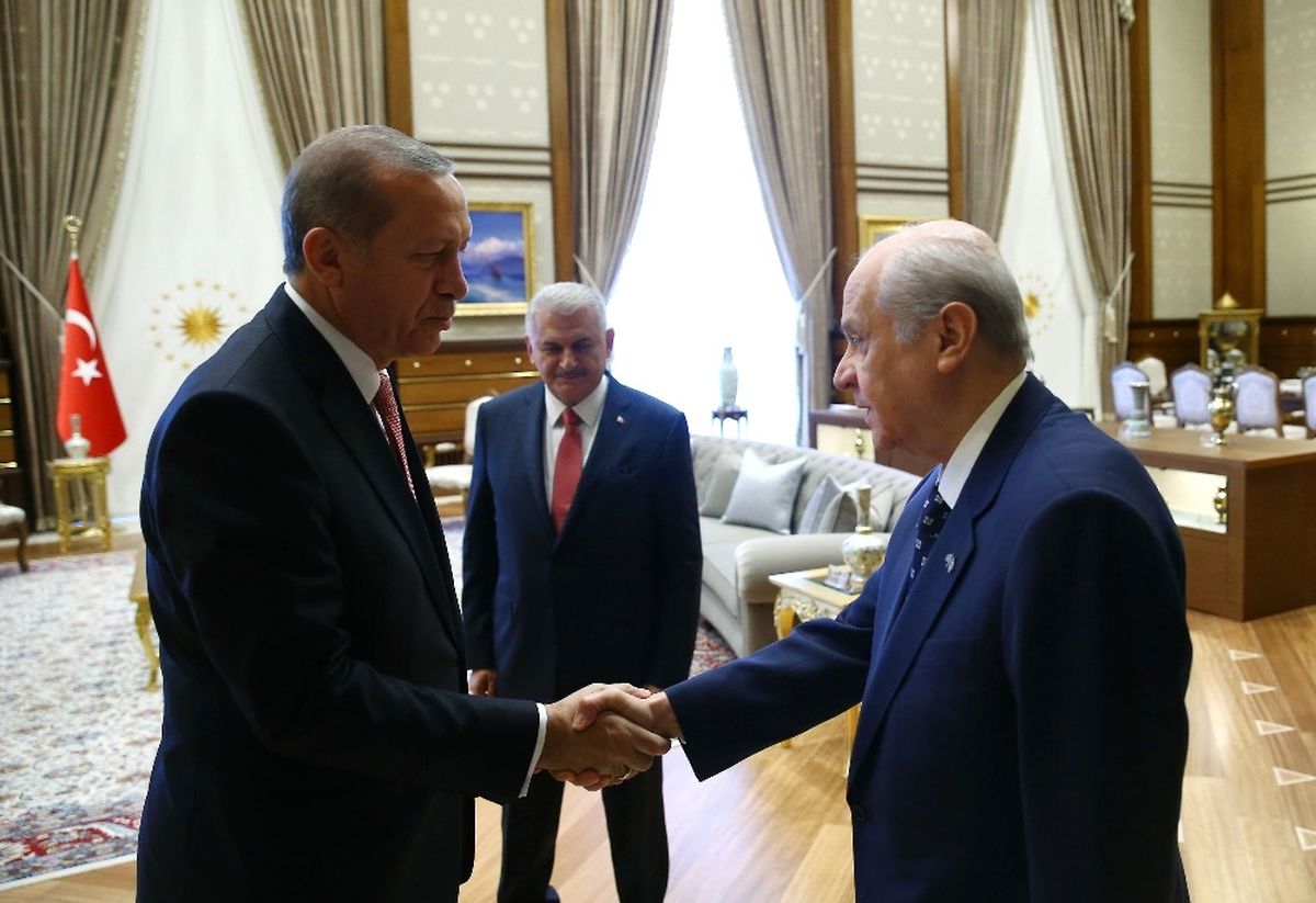 Erdoğan-Bahçeli Görüşmesi Başladı