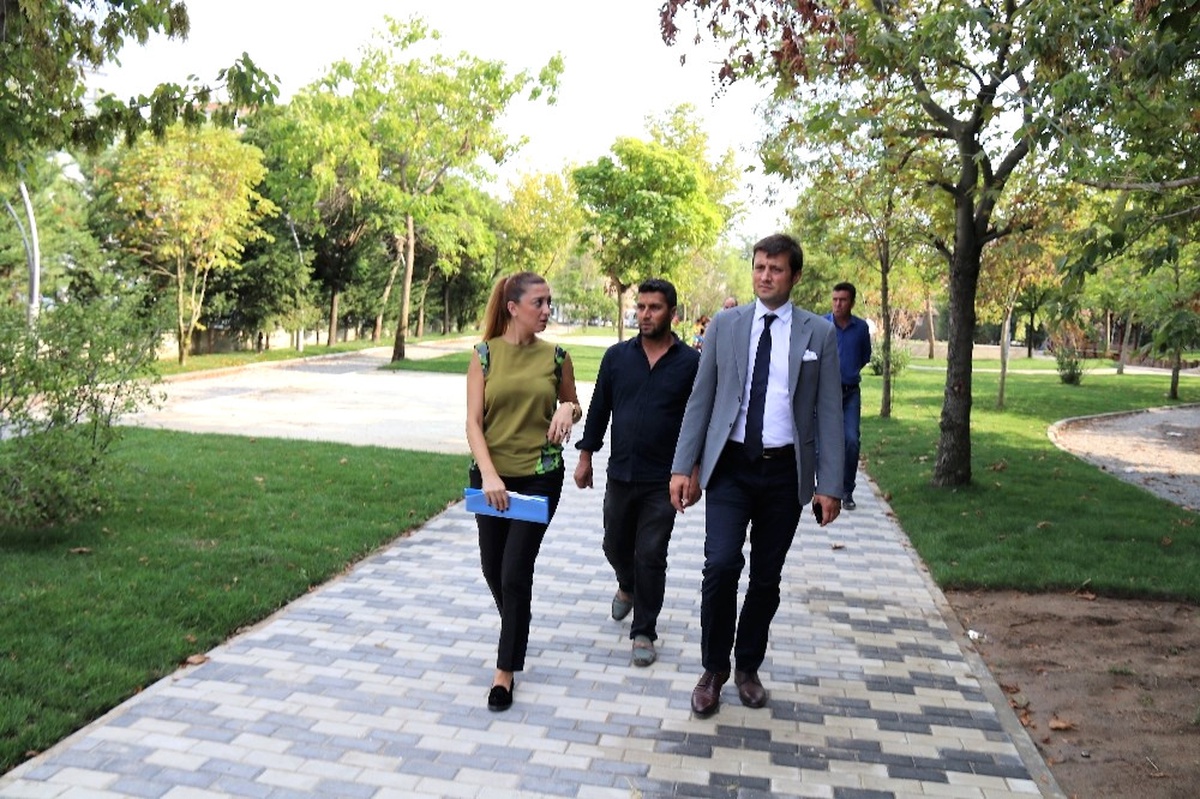 Kızılpınar Mahallesi Muhsin Yazıcıoğlu Parkı Revize Ediliyor