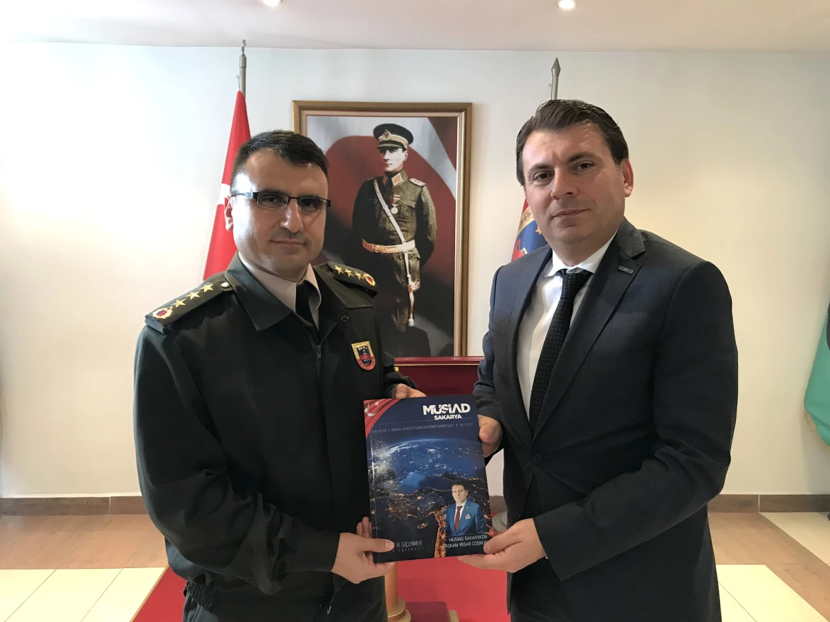 MÜSİAD\' dan Sakarya İl Jandarma Alay Komutanı Cengiz Yiğit\'e Ziyaret