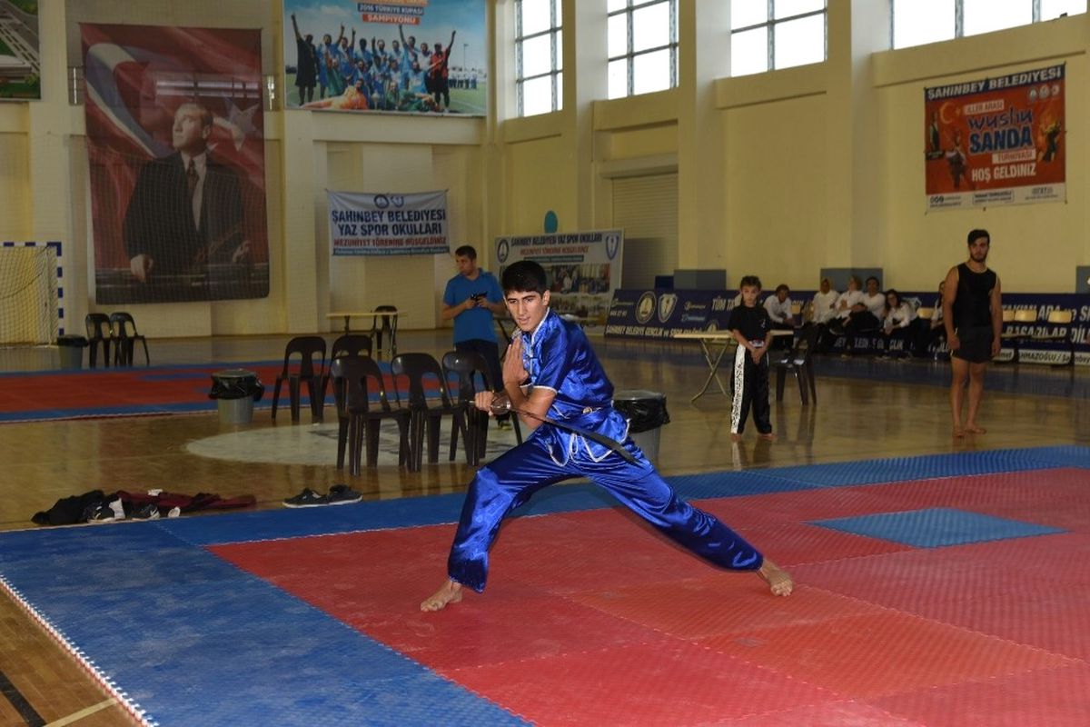 Şahinbey\'de Wushu Turnuvası