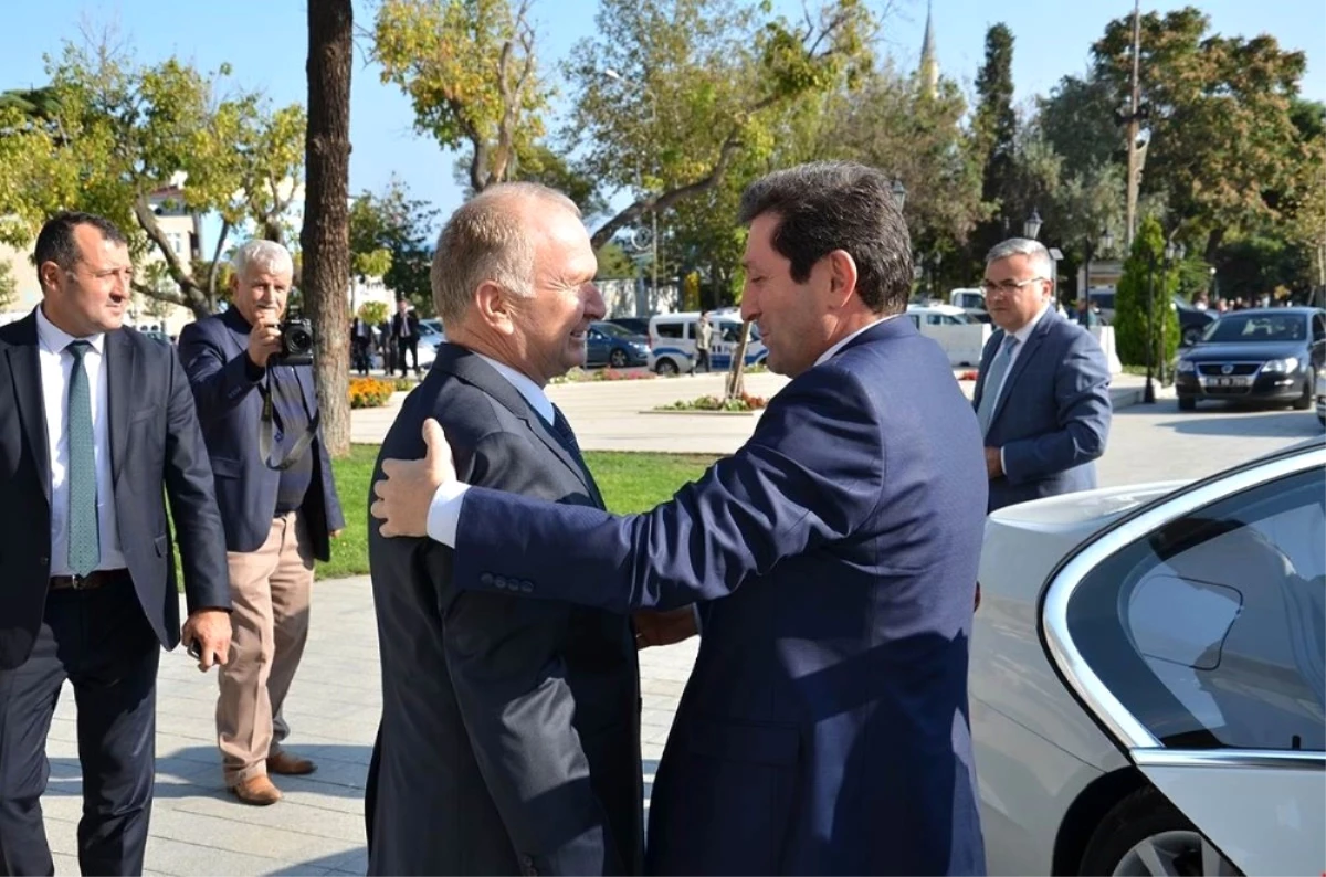 Vali Ceylan Çanakkale Valisi Taylı\'yı Ağırladı