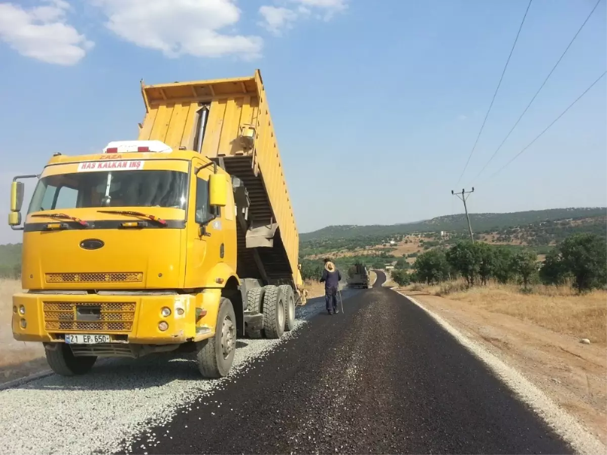 Kulp\'ta Asfalt Çalışması Başladı