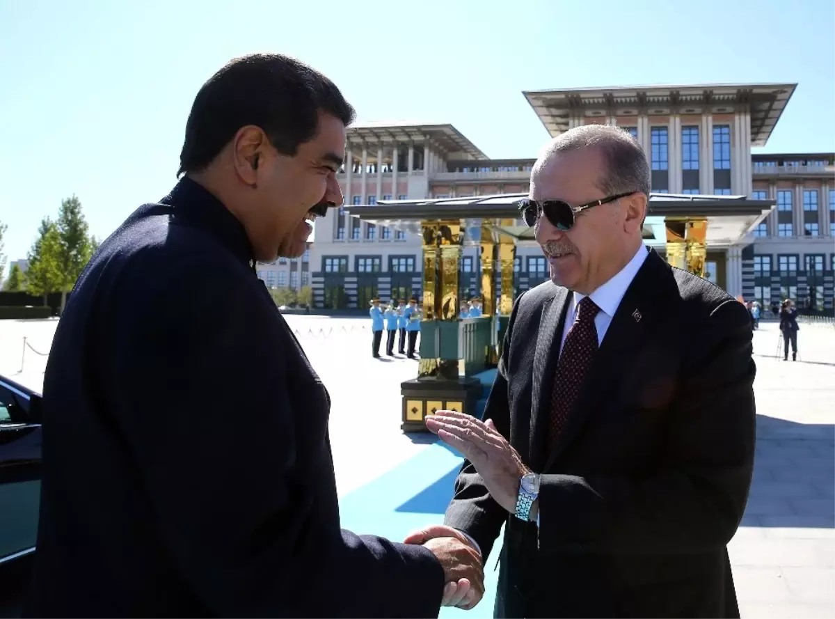 Venezuela Devlet Başkanı Nicolas Maduro Cumhurbaşkanlığı Külliyesinde