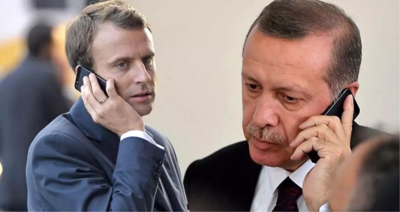 Cumhurbaşkanı Erdoğan, Fransız Mevkidaşı Macron ile Irak ve Suriye\'yi Görüştü