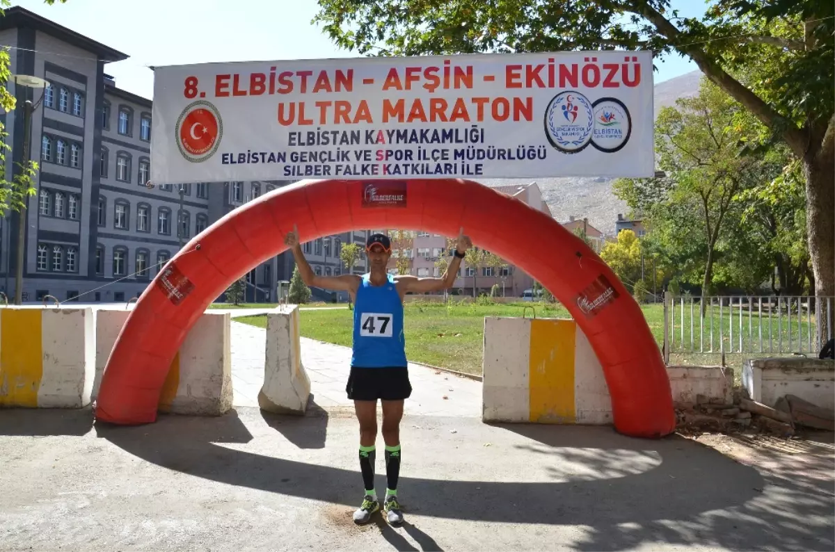 Elbistan Ultra Maratonu Sona Erdi: 5 Saat 44 Dakikada Koştu