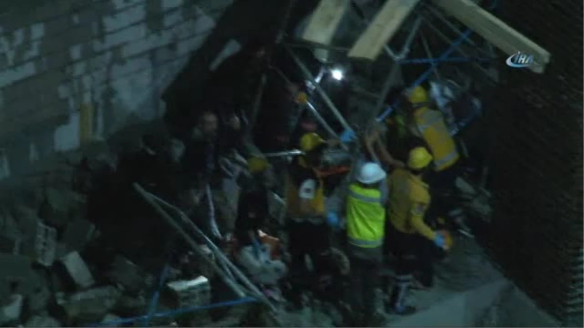 Şişli\'de Otel İnşaatında İstinat Duvarı Çöktü: 1 İşçi Ağır Yaralı