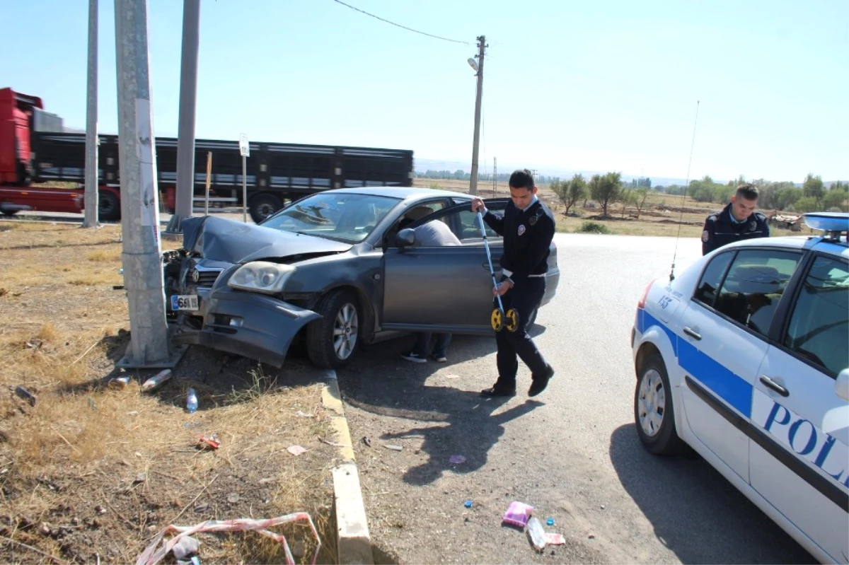 Sivas\'ta Trafik Kazası 4 Yaralı.