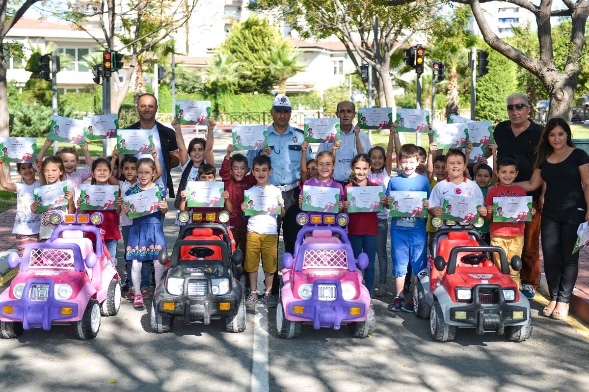 Muratpaşa\'da Trafik Parkı\'nda Eğitime Devam