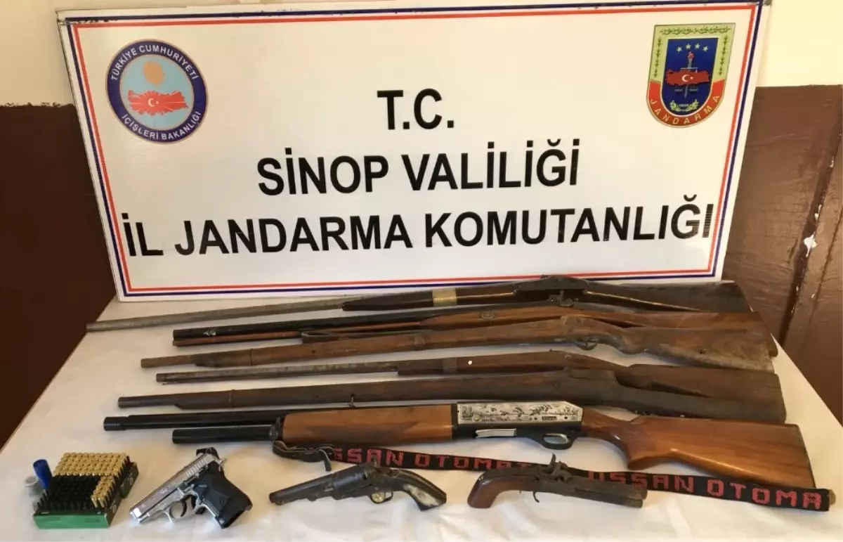 Sinop\'ta Kaçak Silah Operasyonu