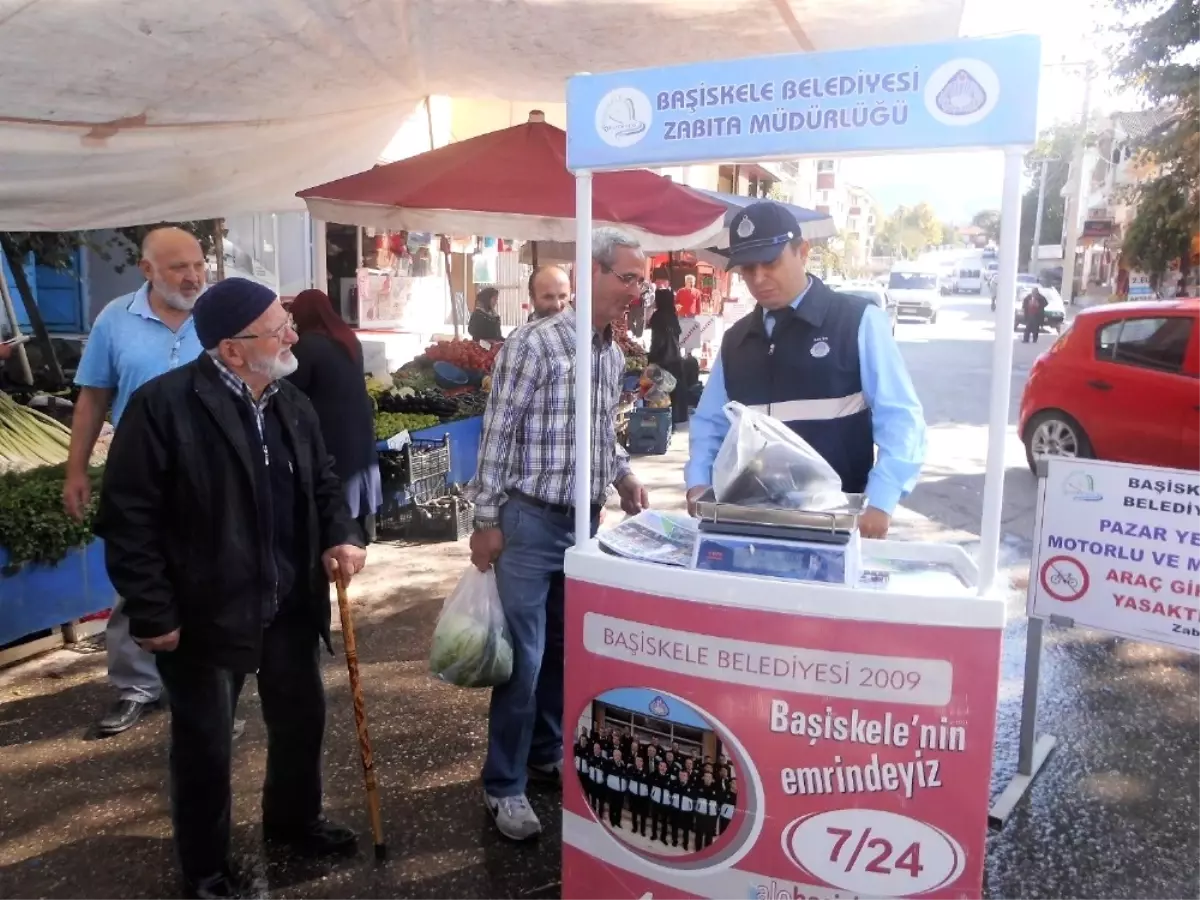 Başiske Zabıta Ekiplerinden Pazar Denetimleri