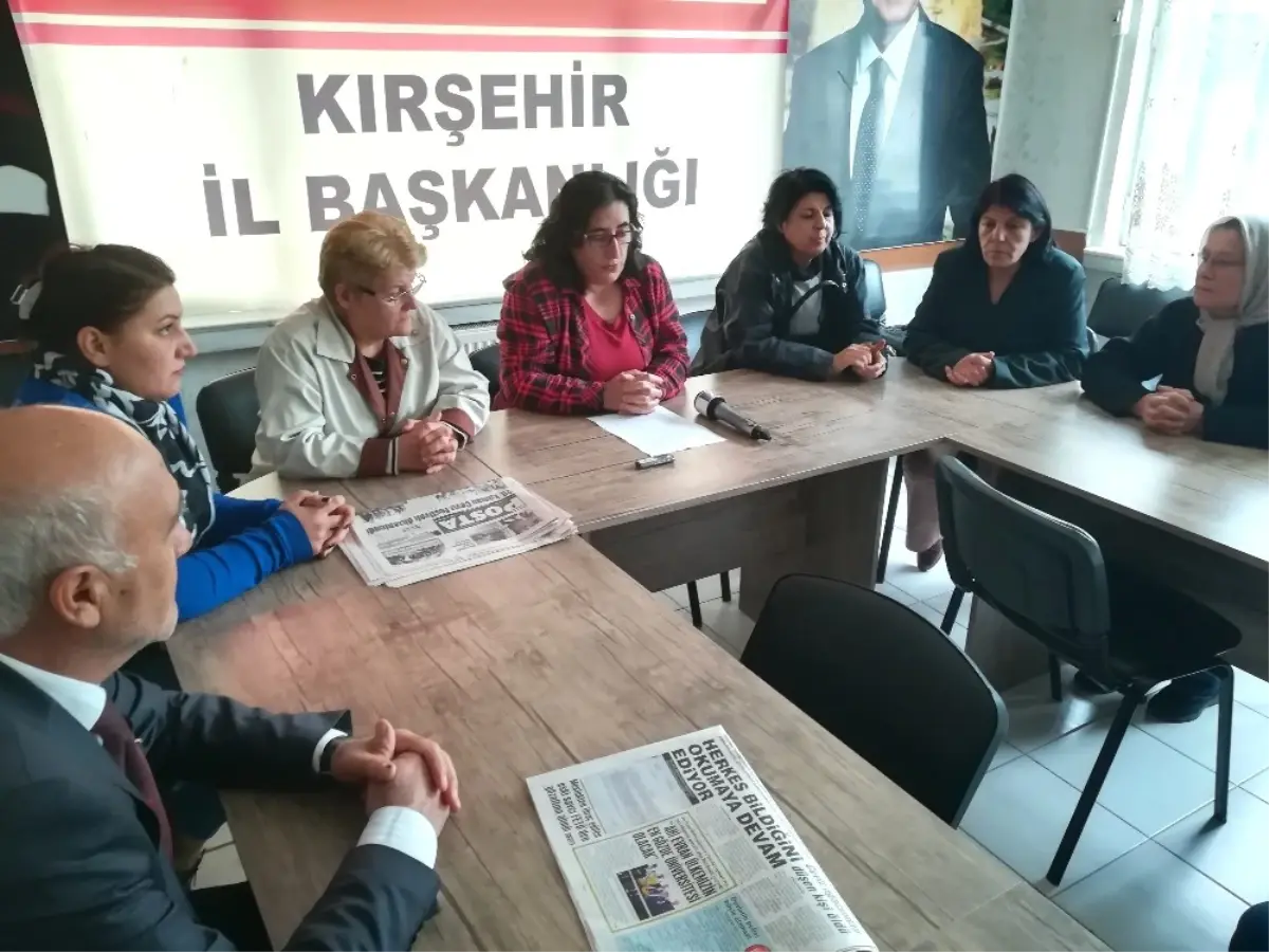 CHP Kadın Kolları Başkanı Nejla Yenidünya Açıklaması