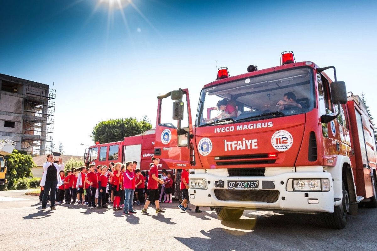 İtfaiyenin Minik Ziyaretçileri
