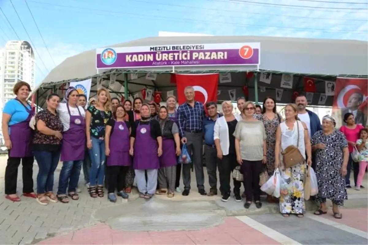 Mezitli\'de Kadın Üretici Pazarları Artıyor