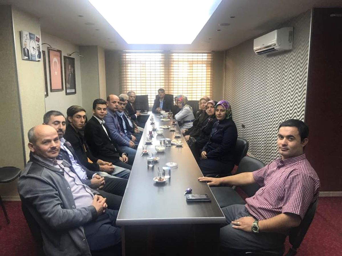Başkan Yaman\'dan AK Parti Merkez İlçe Başkanı Öztürk\'e Ziyaret