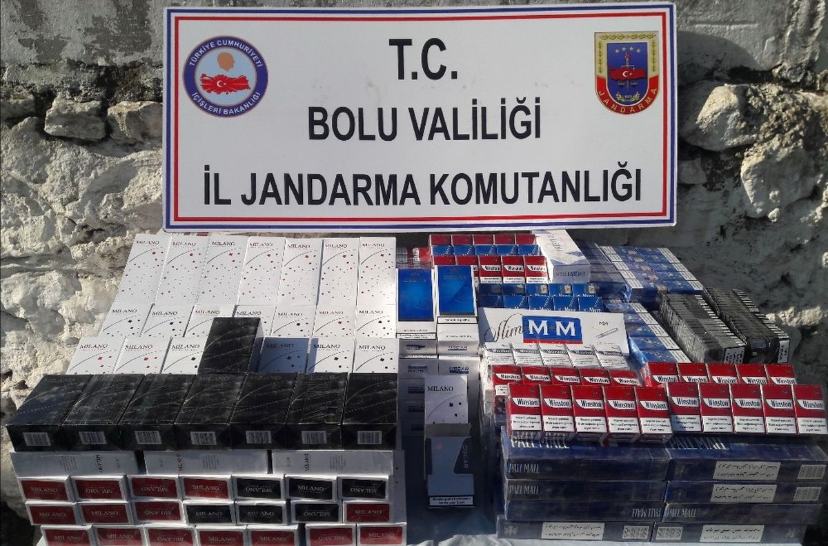 Bolu\'da Kaçak Sigara Operasyonu: 6 Gözaltı