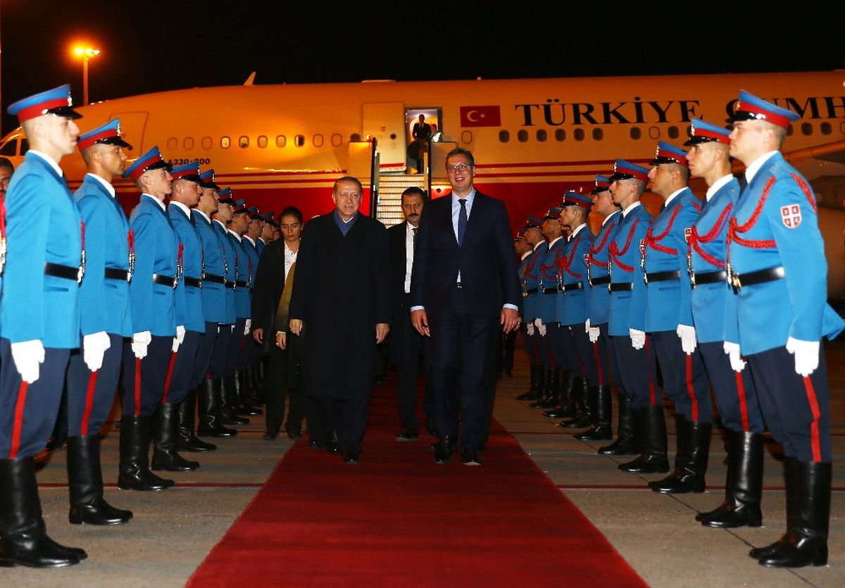 Cumhurbaşkanı Erdoğan Sırbistan\'da