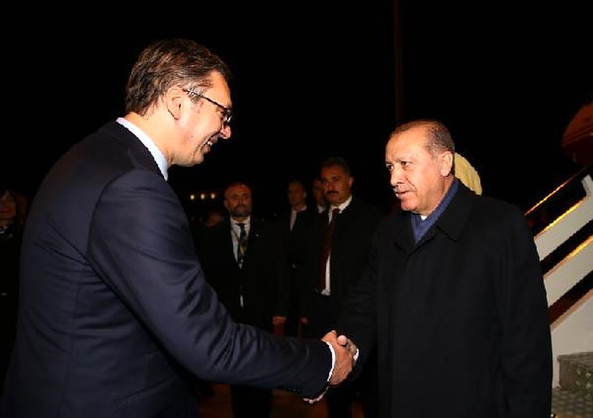 Cumhurbaşkanı Erdoğan Sırbistan\'da