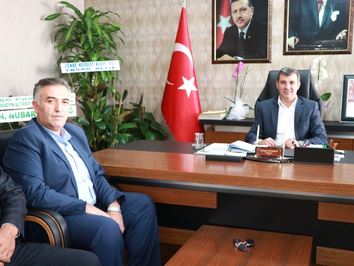 Damızlık Birliği Başkanı Kayan AK Parti İl Başkanı Altınsoy ile Görüştü