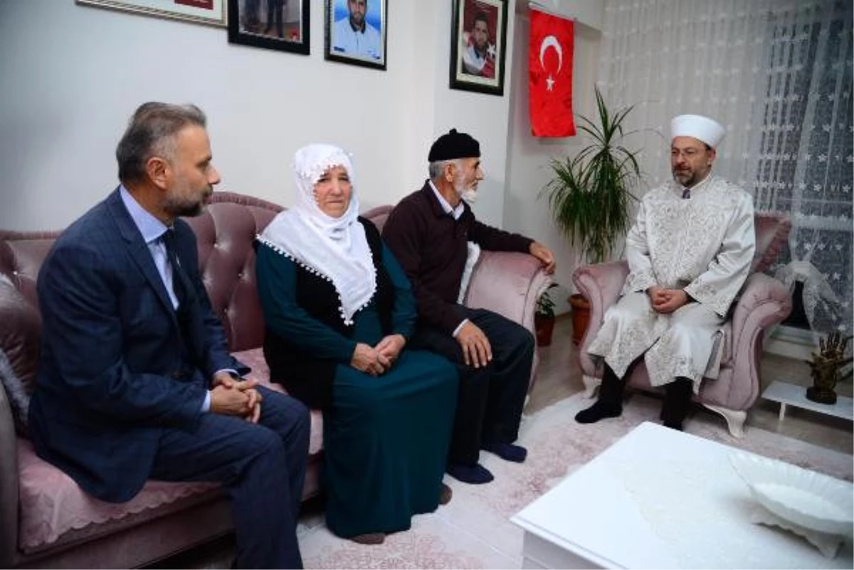 Diyanet İşleri Başkanı Erbaş Kahramankazan\'da Şehit Ailelerini Ziyaret Etti
