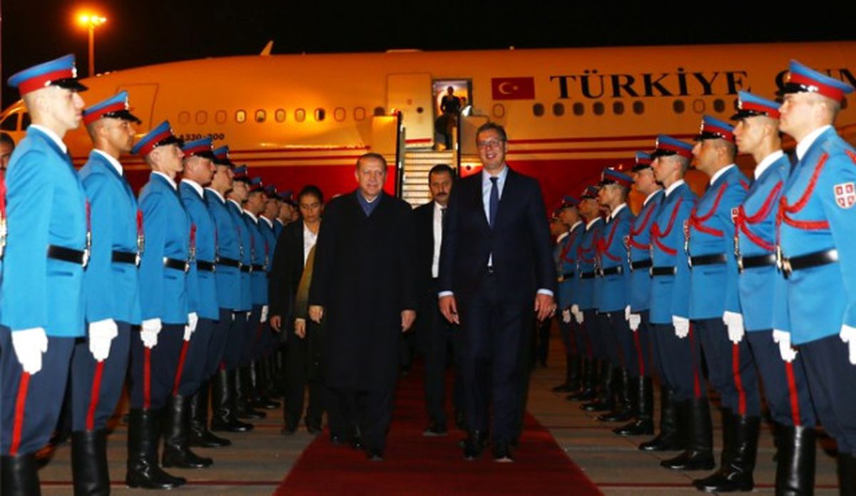 Erdoğan Sırbistan\'da