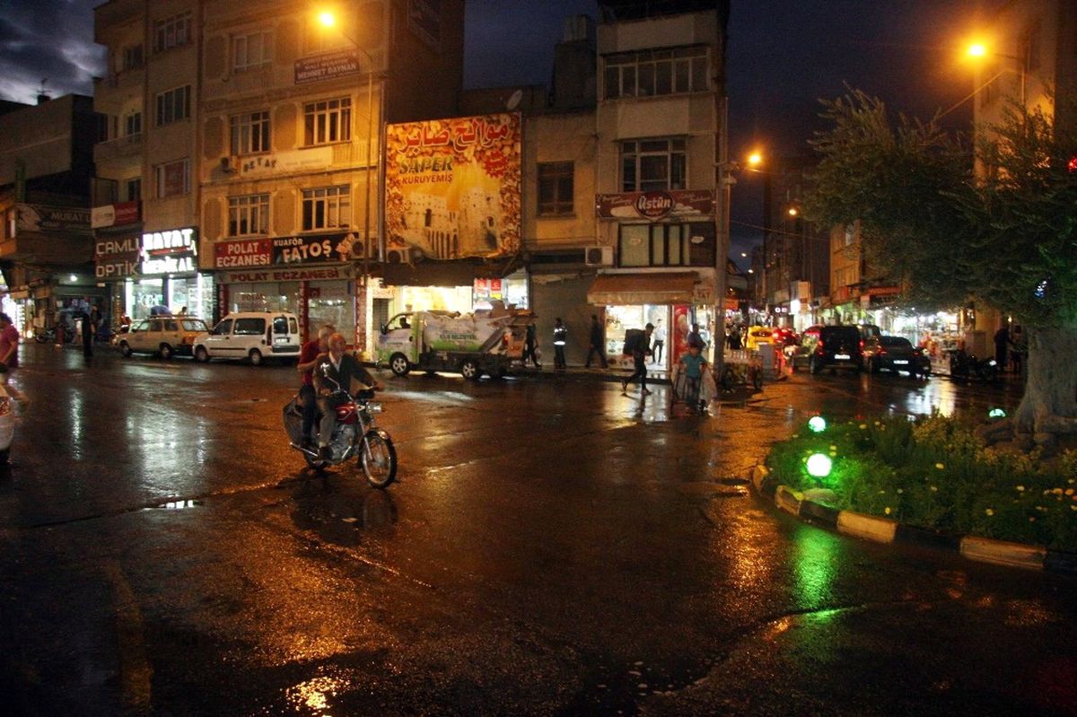 Kilis\'te 108 Gün Sonra Yağmur Yağdı