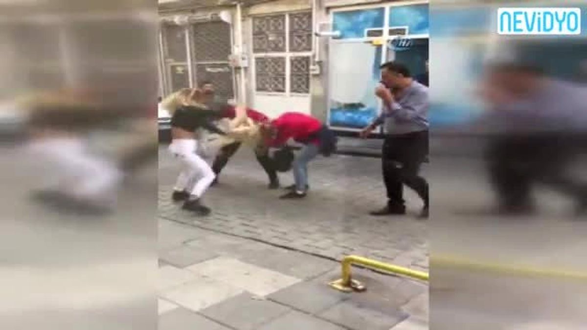 Saç Saça, Baş Başa Kavga Ettiler!