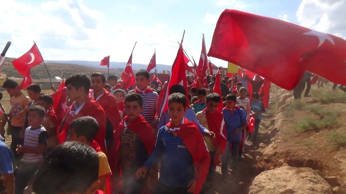 Suriye Sınırında İdlib Operasyonuna Destek Yürüyüşü