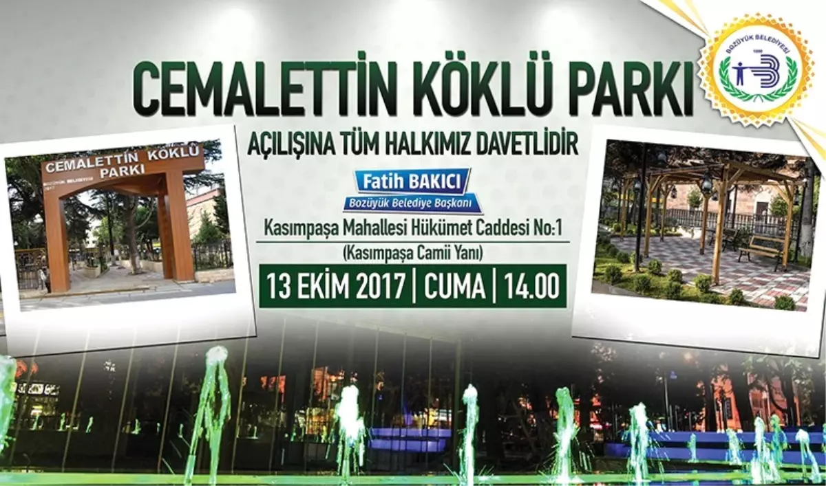 Cemalettin Köklü Parkı Modernizasyonun Ardından Hizmete Açılıyor