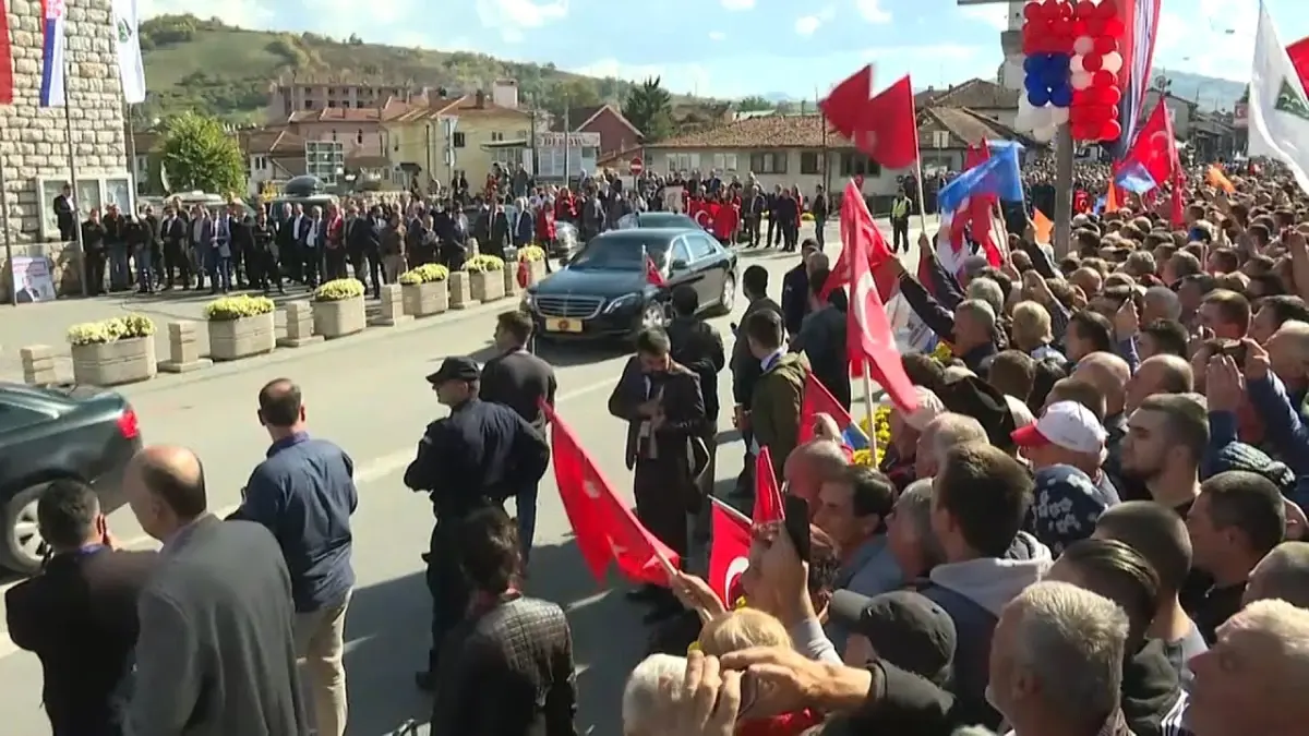 Cumhurbaşkanı Erdoğan Novi Pazar'da