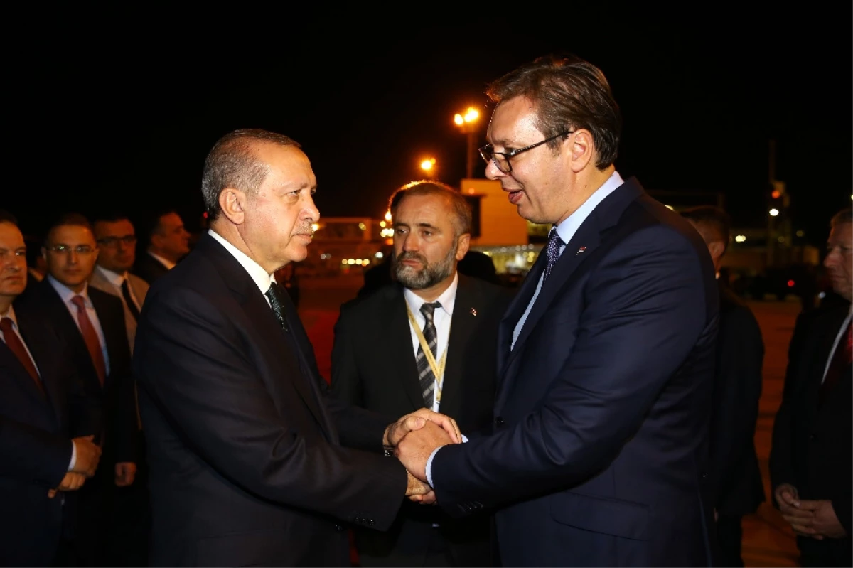 Cumhurbaşkanı Erdoğan Sırbistan\'dan Ayrıldı