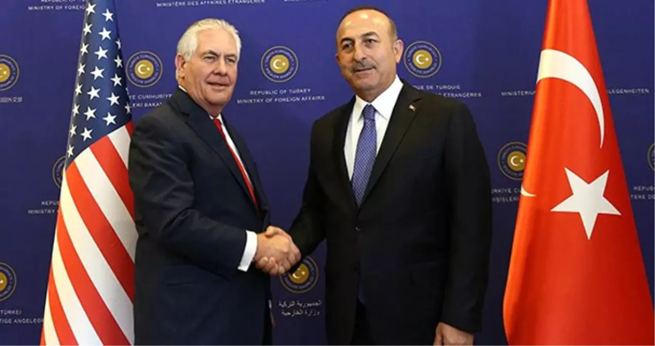 Dışişleri Bakanı Çavuşoğlu, ABD\'li Mevkidaşı Tillerson İle Vize Krizini Görüştü