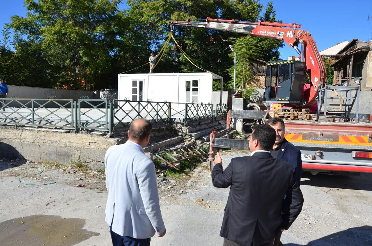 Hal Camisi Yerine Kullanılacak Mescit Hazırlandı